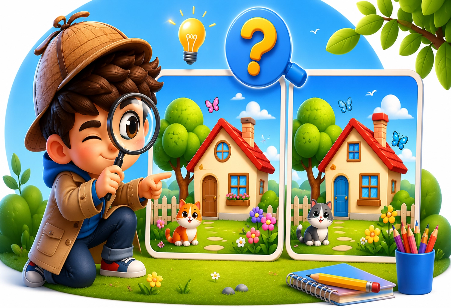 شکار تفاوت ها ( پیدا کردن تفاوت ها )